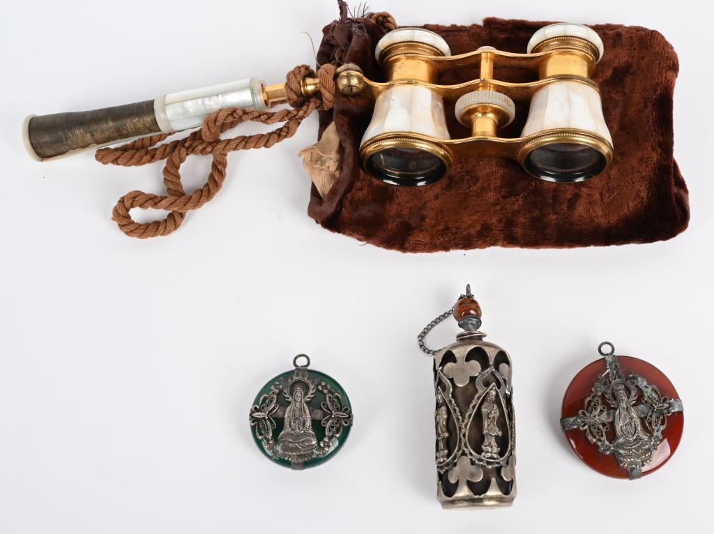 ASIAN SNUFF BOTTLE, FRENCH OPERA GLASSES & MORE (1 of 9)