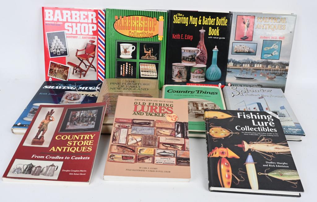 11- BOOKS COLLECTING, BARBER SHOP, LURES & MORE (1 of 6)