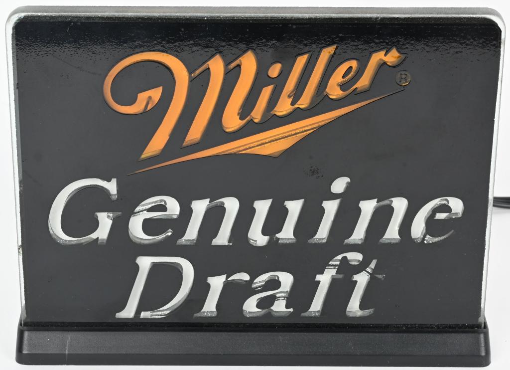 MILLER GENUINE DRAFT LIGHT UP SIGN (1 of 3)