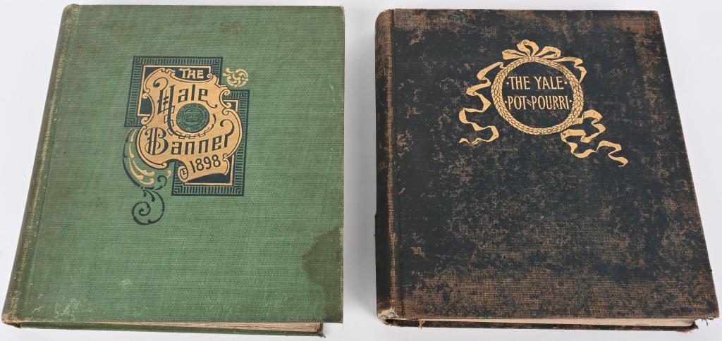 1895 and 1898 YALE YEARBOOKS (1 of 7)