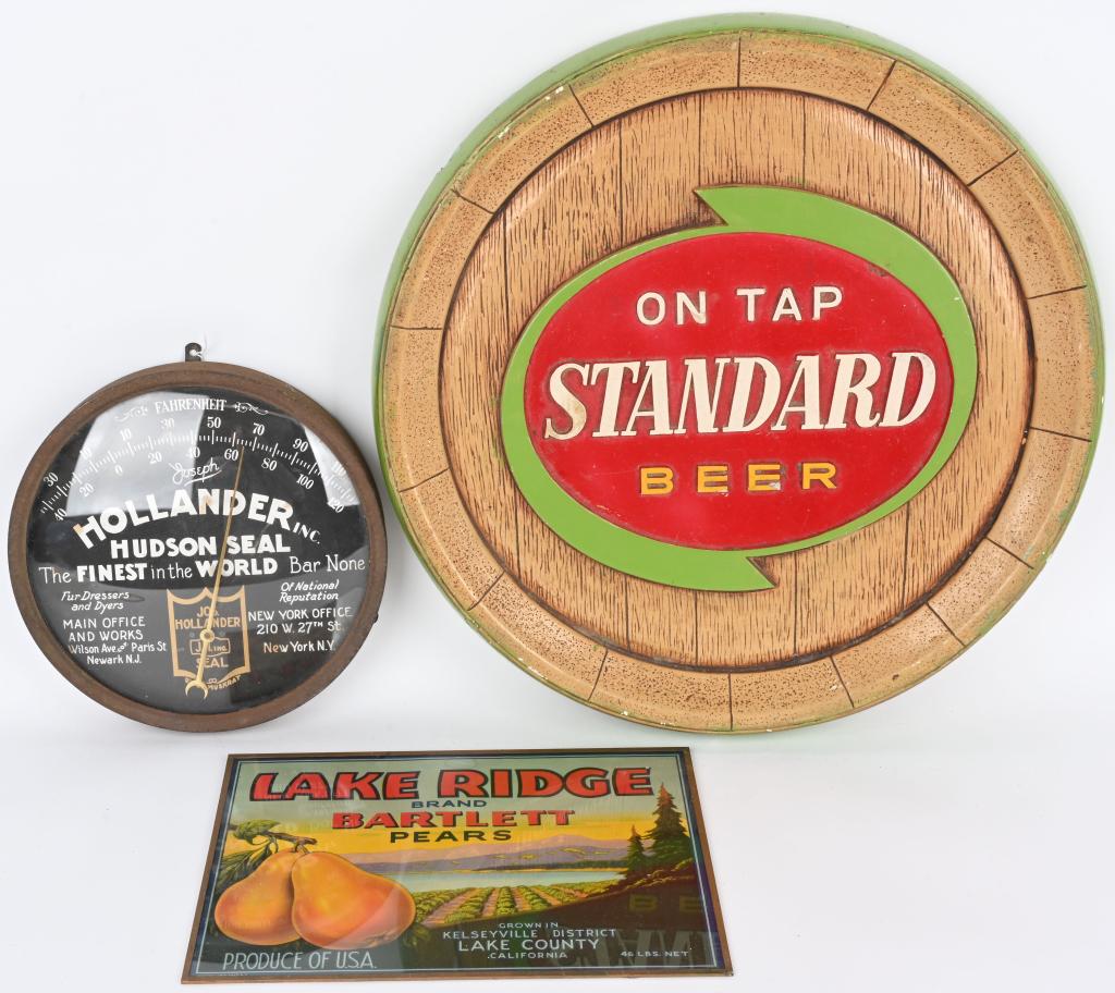 3- VINTAGE ADVERTISING, STANDARD BEER & MORE (1 of 6)
