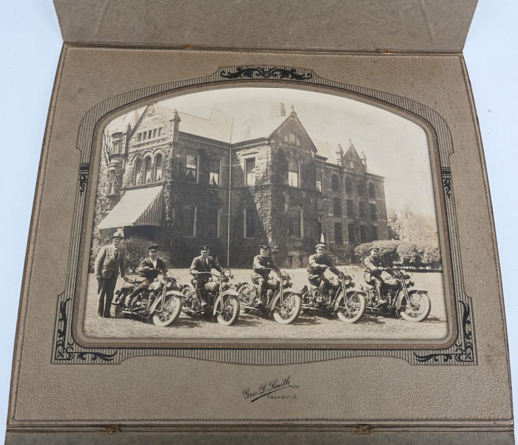 1920'S FREMONT OHIO POLICE MOTORCYCLES PHOTO (1 of 5)