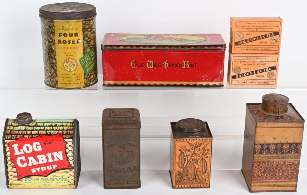 6- VINTAGE ADVERTISING TINS and MORE (1 of 6)