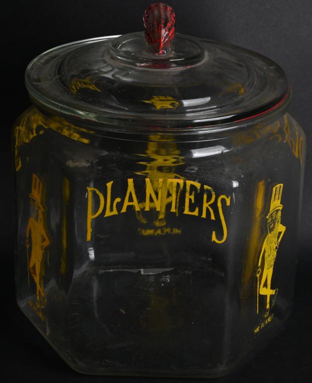 PLANTERS PEANUTS 1930'S COUNTER DISPLAY JAR (1 of 7)