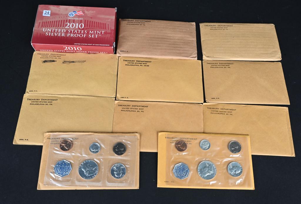 11- US MINT SETS 1955-2010 (1 of 3)