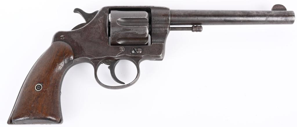 RARE ORIGINAL COLT MODEL 1889 NAVY REVOLVER CAL 38: SERIAL NUMBER 17556 BARREL 6" CALIBER 38 COLT MANUFACTURED 1892, The first swing out cylinder revolver adopted by the US Gov't and known as the Navy Model. These revolvers went through many adaptation