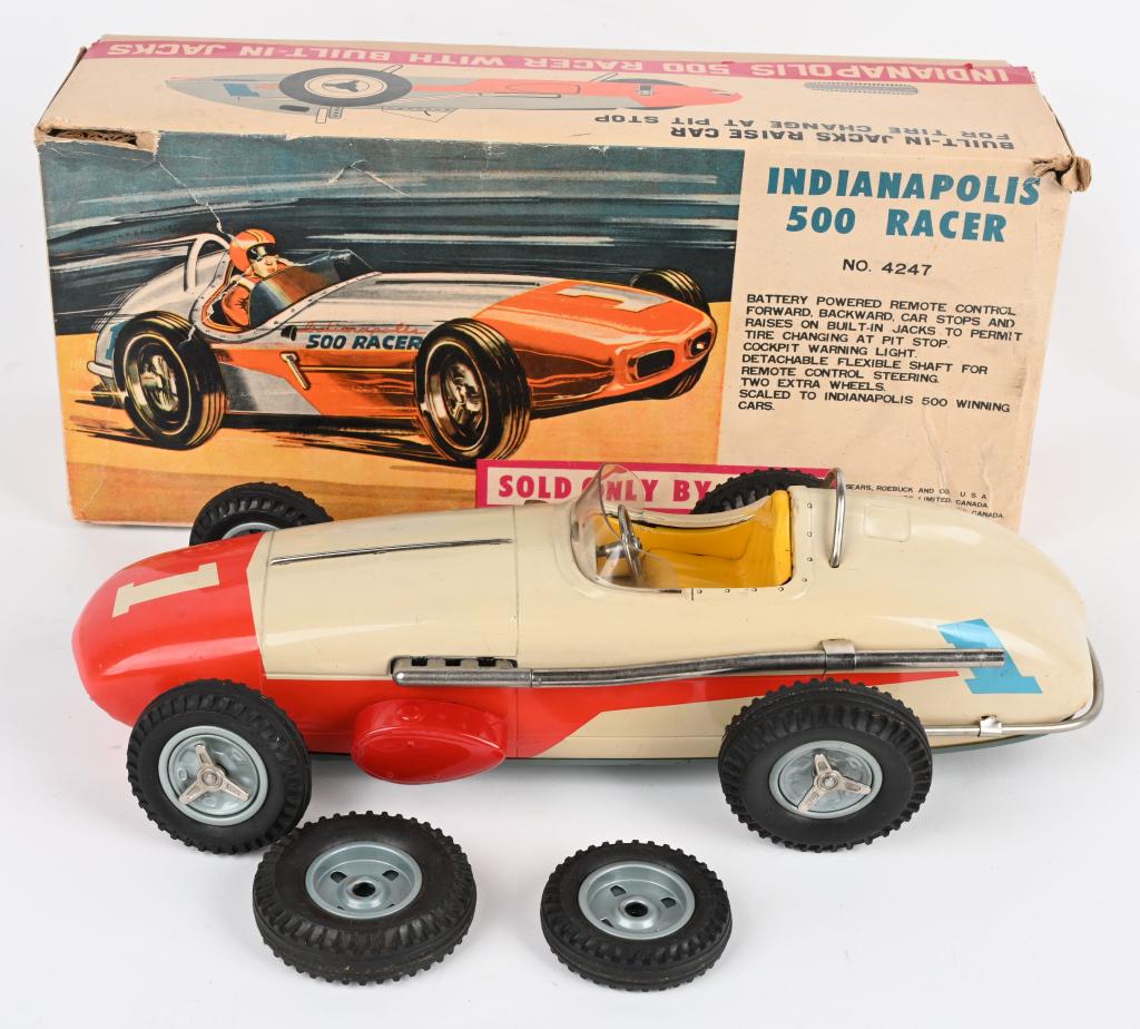 JAPAN Battery Op INDIANAPOLIS 500 RACER w/ BOX (1 of 9)