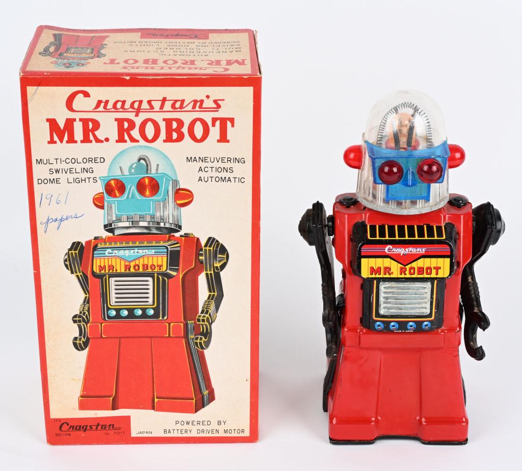 CRAGSTAN BATTERY OP MR. ROBOT w/ BOX (1 of 7)