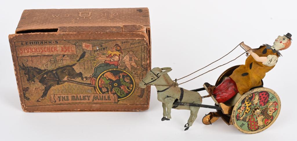 LEHMANN TIN WINDUP BALKY MULE w/ BOX (1 of 9)