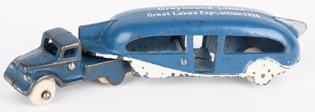 ARCADE CAST IRON 1936 GREAT LAKES EXPO BUS (1 of 6)