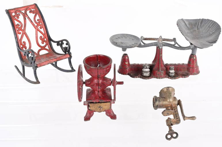Vintage Cast Iron Toy Lot