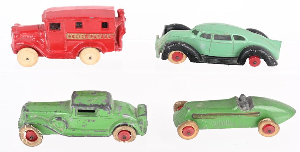 4- DIECAST 1930'S VEHICLES, BARCLAY & MORE (1 of 4)