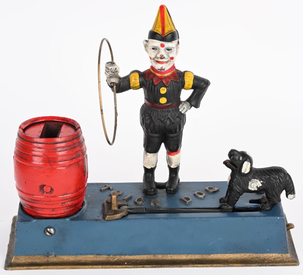 HUBLEY TRICK DOG MECHANICAL BANK (1 of 6)