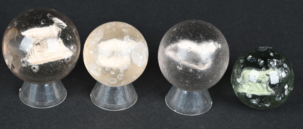 4- LARGE SULFIDE MARBLES (1 of 5)