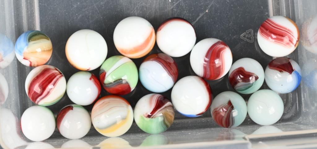 AKRO OXBLOOD SHOOTER MARBLES (1 of 3)