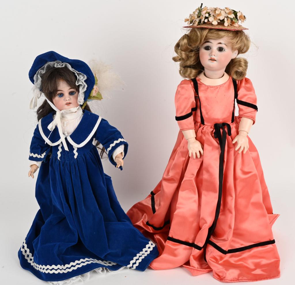 2- GERMAN BISQUE DOLLS, (1 of 8)