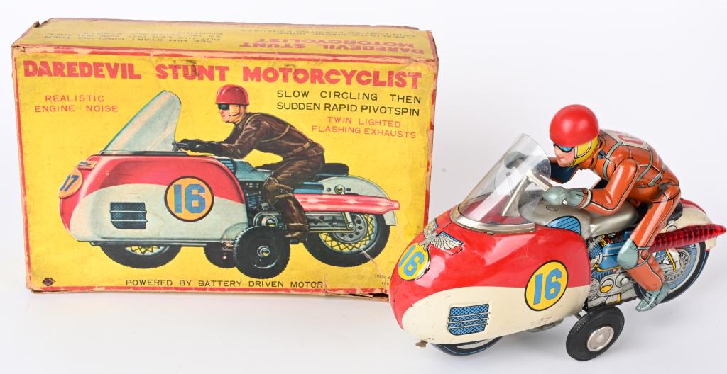 JAPAN BATTERY OP #16 CAFE RACER MOTORCYCLE w/ BOX (1 of 10)