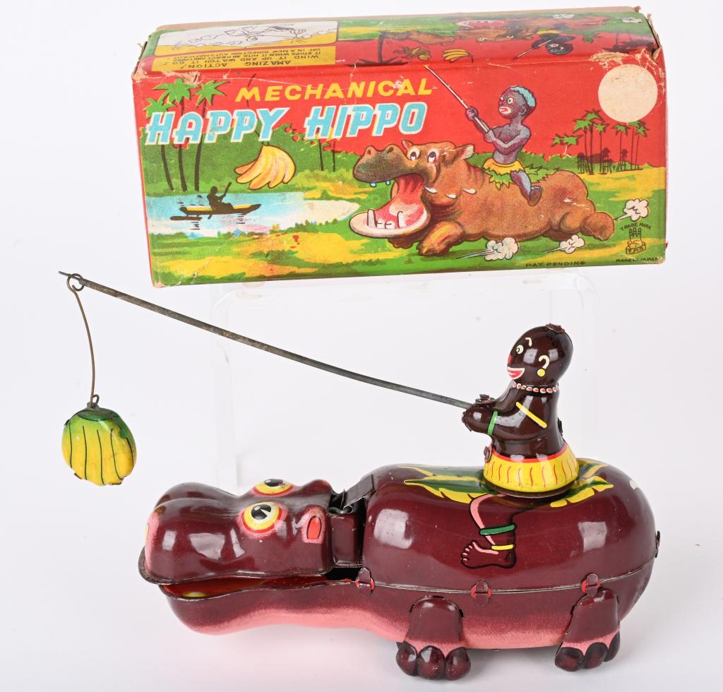 TPS TIN WINDUP HAPPY HIPPO w/ BOX (1 of 8)