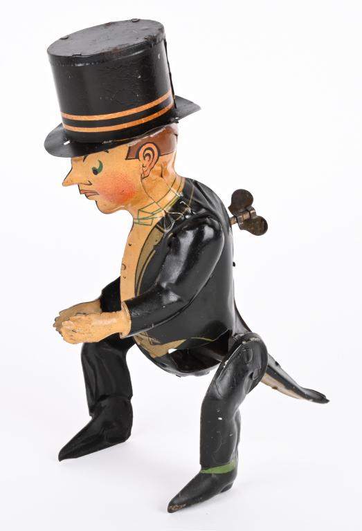 GERMAN TIN WINDUP MAN IN TUXEDO (1 of 5)