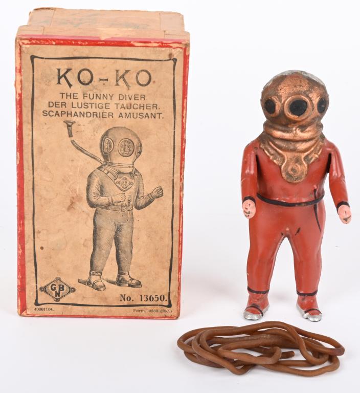 BING KO-KO FUNNY DIVER w/ BOX (1 of 8)