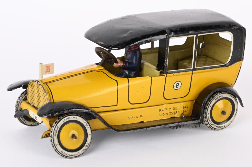 LEHMANN TIN WINDUP TAXI CAB (1 of 6)