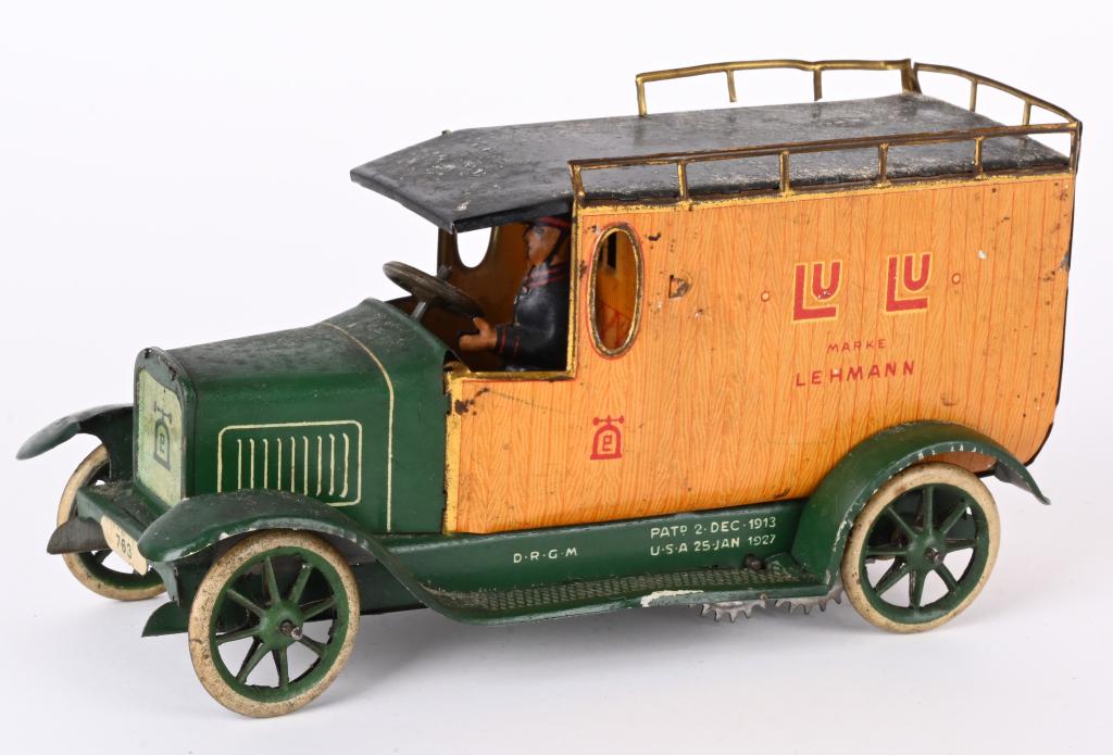 LEHMANN TIN WINDUP LU LU DELIVERY VAN (1 of 7)