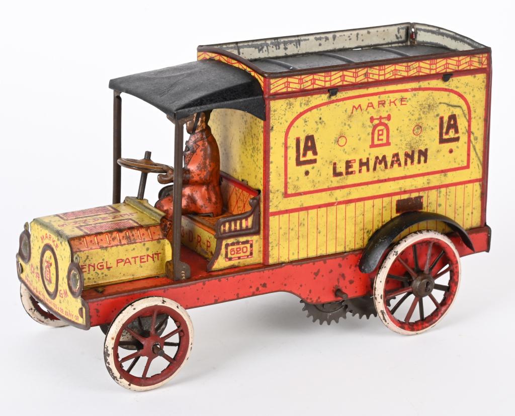 LEHMANN TIN WINDUP LA LA DELIVERY VAN (1 of 6)