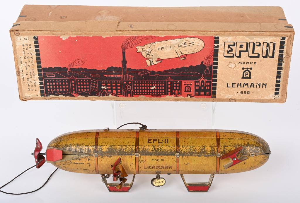 LEHMANN TIN WINDUP ZEPPELIN EPL-2 w/ BOX (1 of 8)