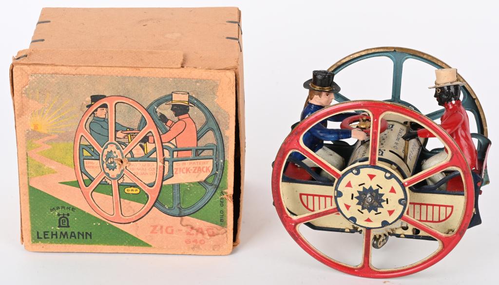 LEHMANN TIN WINDUP ZIG ZAG w/ BOX (1 of 9)