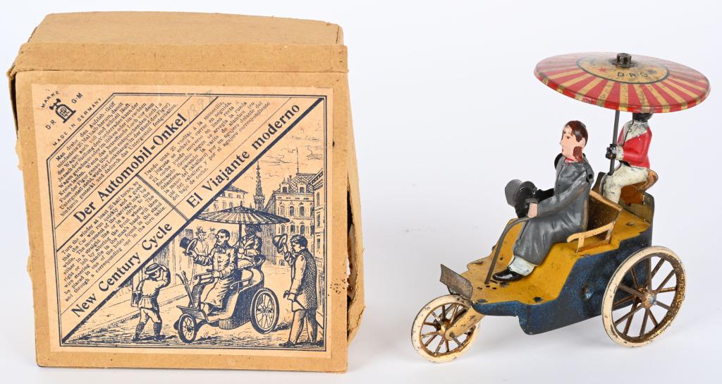 LEHMANN TIN WINDUP NEW CENTURY CYCLE w/ BOX (1 of 10)