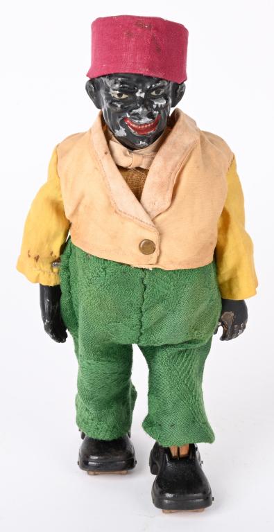 IVES CLOCKWORK OLD BLACK JOE WALKING TOY (1 of 5)