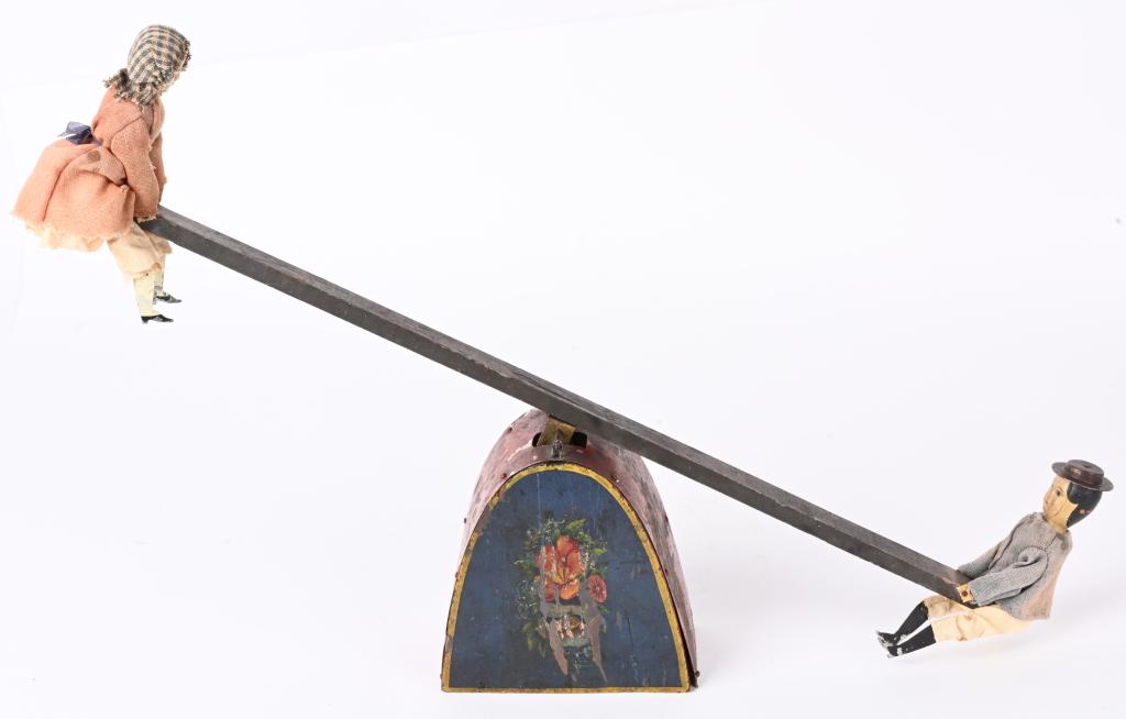 IVES CLOCKWORK SEE-SAW (1 of 6)