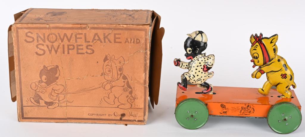 NIFTY SNOWFLAKES & SWIPES PLATFORM TOY w/ BOX (1 of 10)