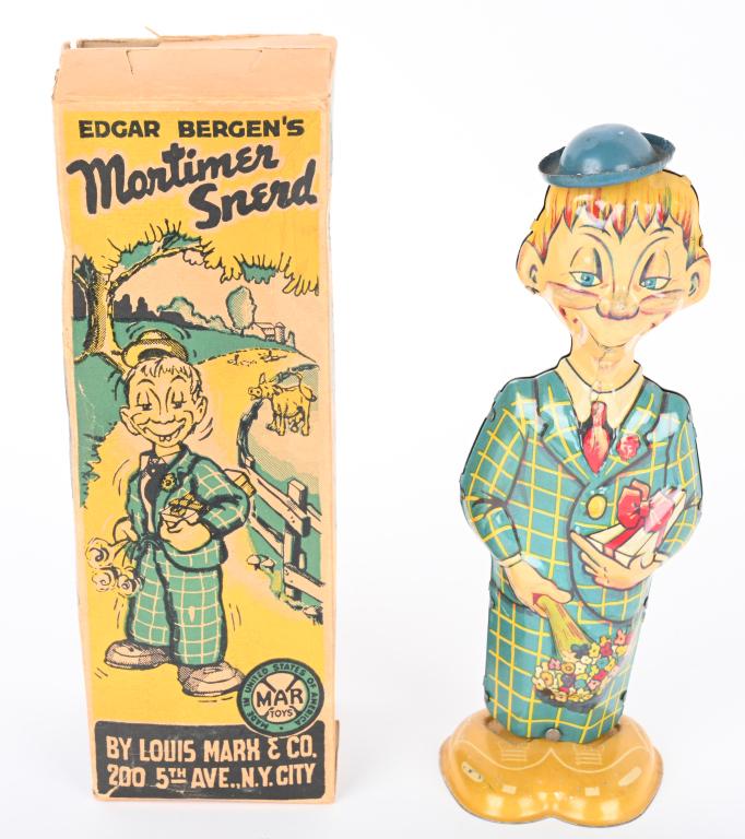 MARX TIN WINDUP MORTIMER SNERD WALKER w/ BOX (1 of 8)