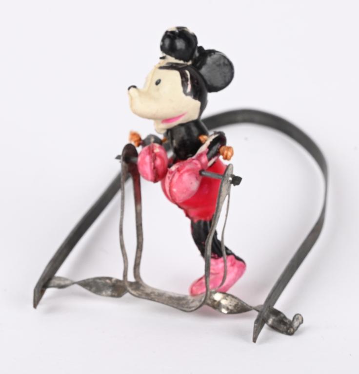 JAPAN CELLULOID MICKEY MOUSE HAND TRAPEZE (1 of 3)