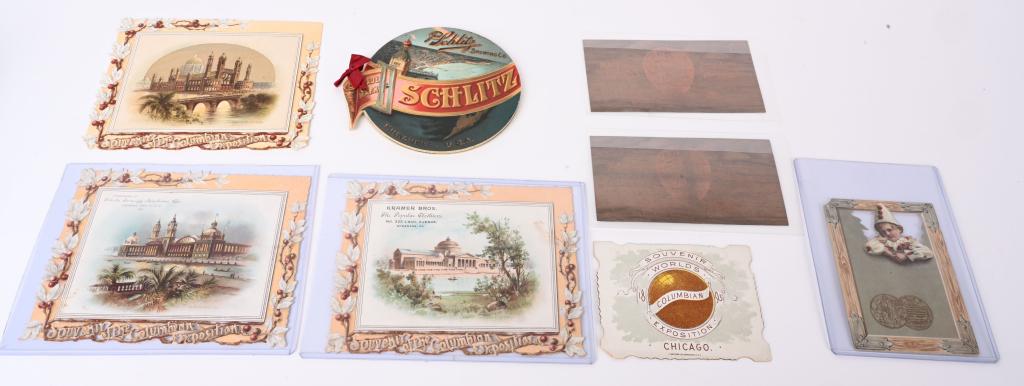 WORLD'S COLUMBIAN EXPOSITION DIECUTS & BEER ADV (1 of 6)