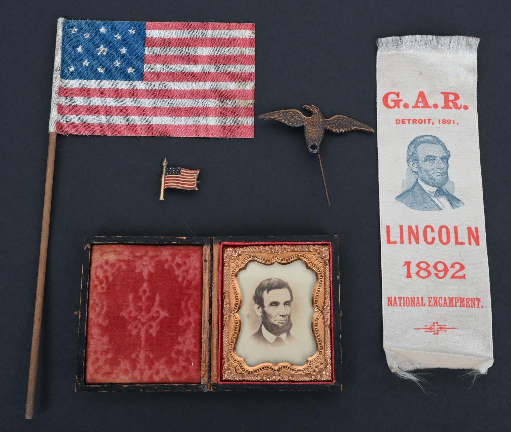 ABRAHAM LINCOLN & PATRIOTIC GROUPING (1 of 5)
