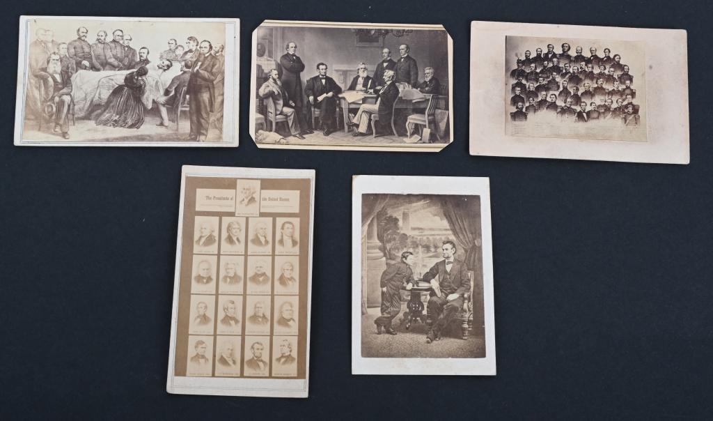 5- ABRAHAM LINCOLN & OTHERS CDV'S (1 of 5)