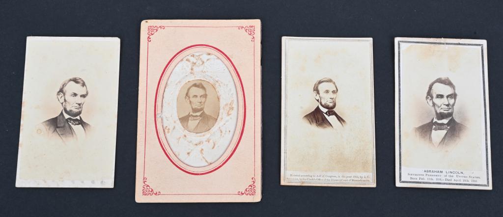 4- ABRAHAM LINCOLN CDV'S (1 of 5)