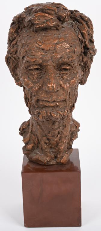 AFTER ROBERT BERKS BUST OF ABRAHAM LINCOLN (1 of 5)