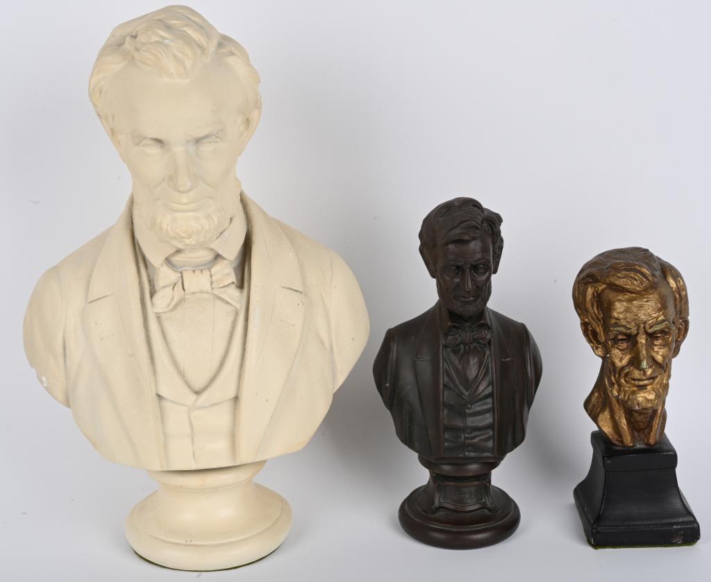 3- ABRAHAM LINCOLN BUSTS (1 of 5)