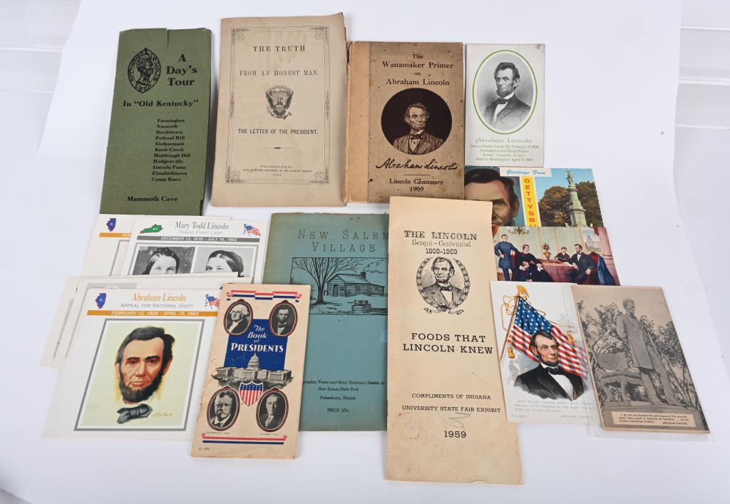 LARGE LOT OF ABRAHAM LINCOLN EPHEMERA (1 of 5)