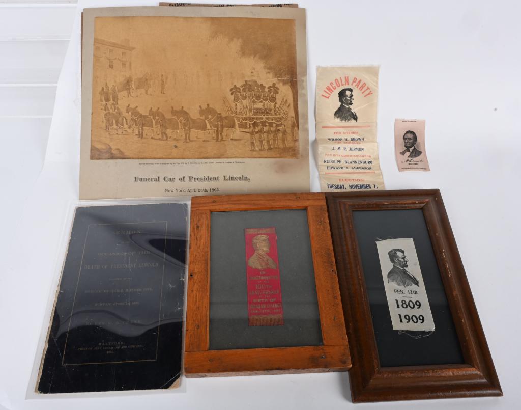 ABRAHAM LINCOLN EPHEMERA & MORE (1 of 4)
