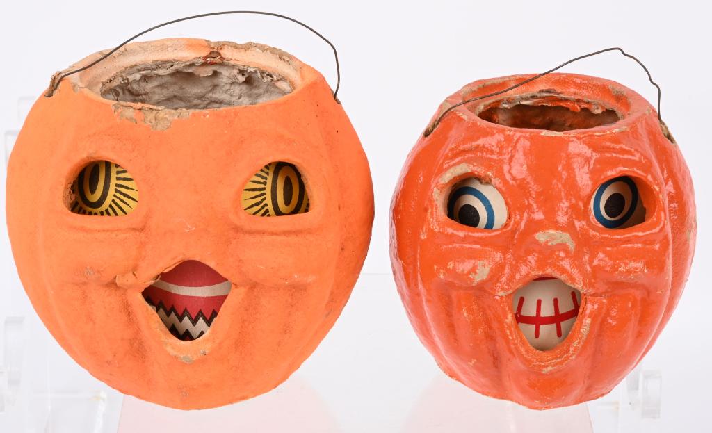 2- VINTAGE CHOIR BOY JACK-O-LANTERNS (1 of 4)