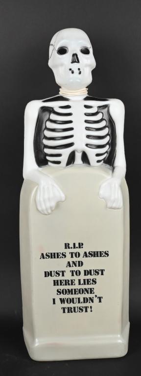 35" SKELETON w/ RIP TOMBSTONE BLOW MOLD (1 of 2)