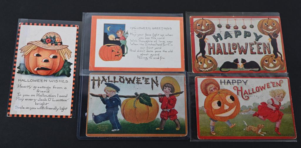 5- EARLY HALLOWEEN POST CARDS (1 of 5)