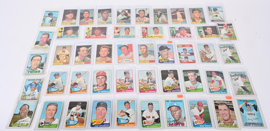 (49) ASSORTED 1960, 61, 65 & 67 TOPPS COMMONS (1 of 6)