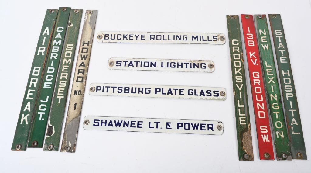12- SMALL PORCELAIN SIGNS (1 of 4)