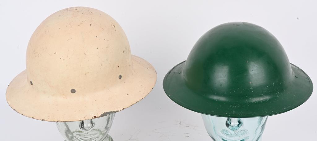 2- WWII NEW JERSEY AIR RAID HELMETS (1 of 5)