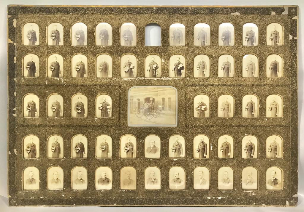 19TH CENT. CABINET PHOTOS COLUMBIA NY FIRE DEPT. (1 of 15)